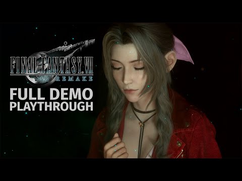 No Commentary Full Demo Walkthrough | Final Fantasy 7 Remake