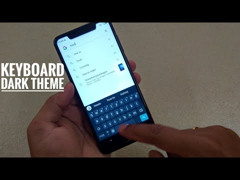 How to enable Dark theme on Keyboard? Stock Android Feat Nokia 5.1 Plus