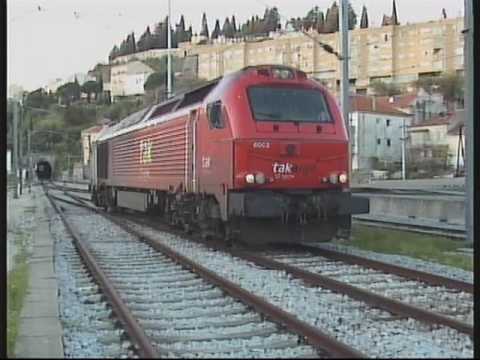 Takargo Vossloh 6002 - Chegada de comboio especial a Alcântara-Terra e manobras - 06 Abr 2017
