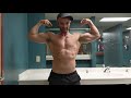 Having fun post training 💪 flexing posing bodybuilding men's physique