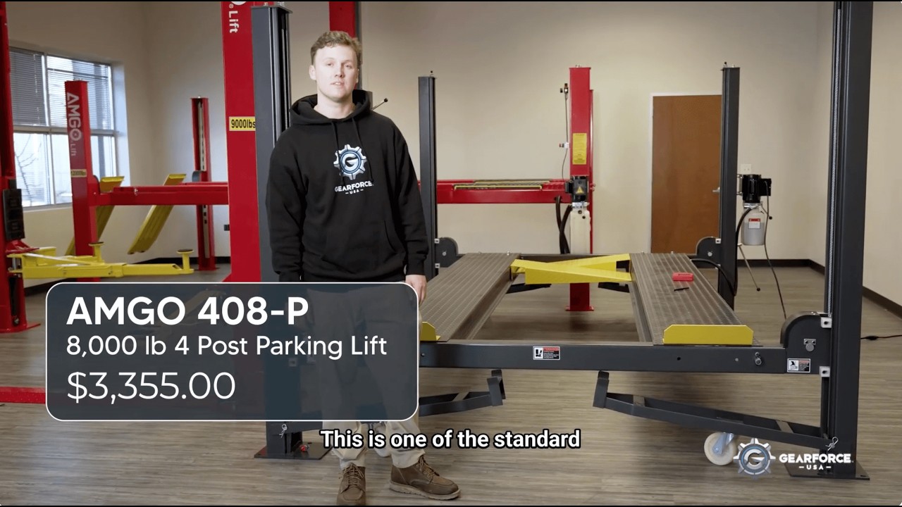 Best 4 Post Lift for Home Garage? AMGO 408-P 8,000 lb Review