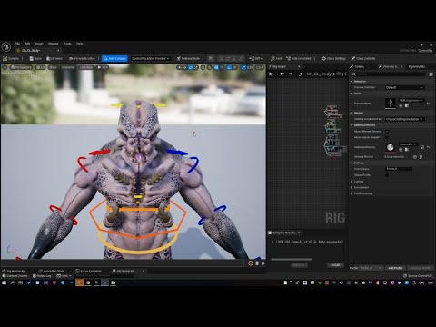 Creating a Control Rig for the new Epic Skeleton in UE5