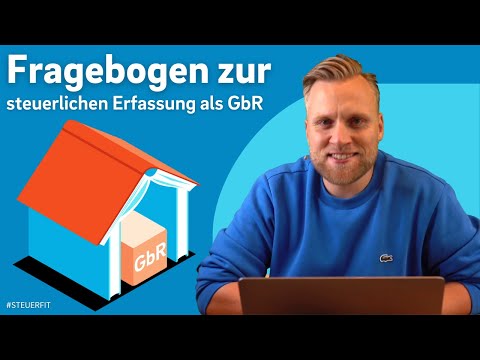Fragebogen zur steuerlichen Erfassung as a GbR | Step-by-step guide