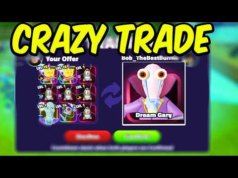 This TRADE Was CRAZY… Dream Gary Secret Unit UNLOCKED! SpongeBob Tower Defense!