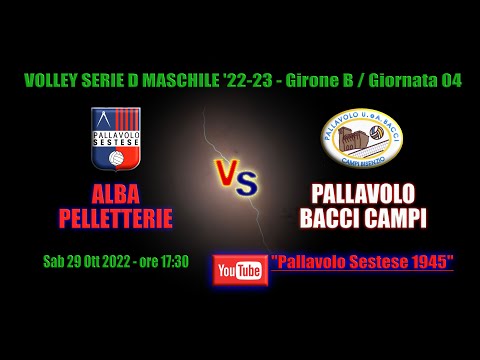 Volley [D] ALBA PELLETTERIE - Pallavolo Bacci Campi