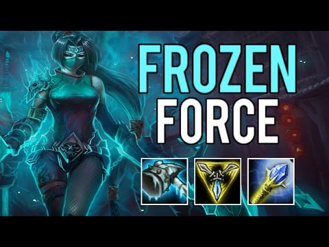 FROZEN FORCE AKALI IS UNSTOPPABLE (AKALI BUILD CHALLENGE) | League of Legends