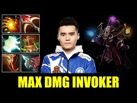 🔥 MAX DMG INVOKER - Sccc - Dota 2 Pro Game Highlights
