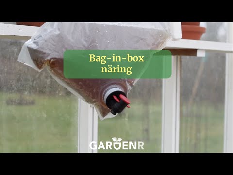 Bag-in-box näring - Trädgårdshacks med GardenR