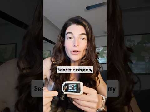 Lower your heart rate in seconds! 🤯🧡 #heartrate #breathwork #pranayama #breathe #breath #hrv