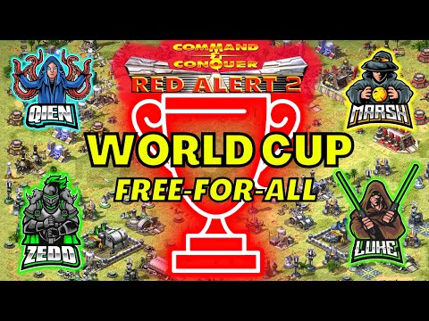 🌎WILD! - Pro FFA | $650 Red Alert 2 World Cup Tournament | Command & Conquer