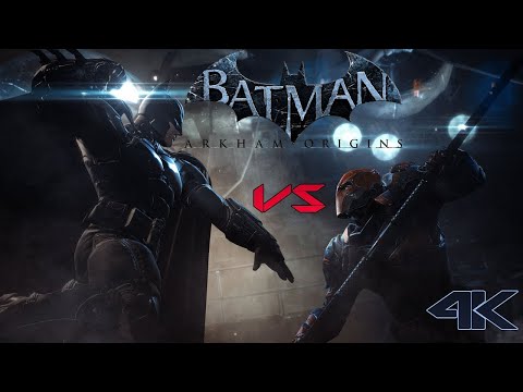 BATMAN Vs DEATHSTROKE Fight Scene Cinematic 4K ULTRA HD   Batman Arkham Origins Movie Cinematics