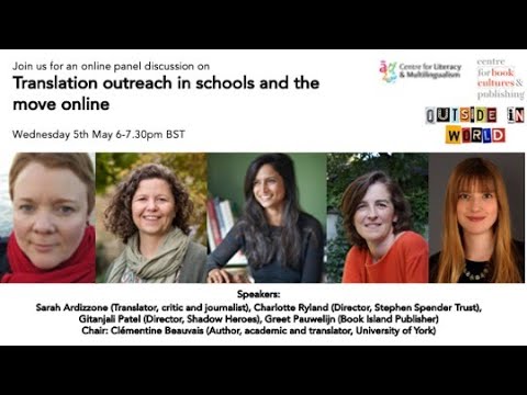 Translation outreach in schools and the move online