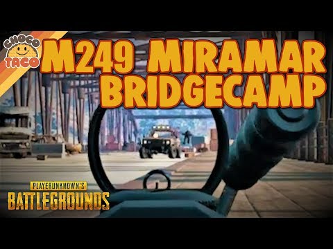 Solo M249 Miramar Bridgecamp - chocoTaco PUBG Gameplay