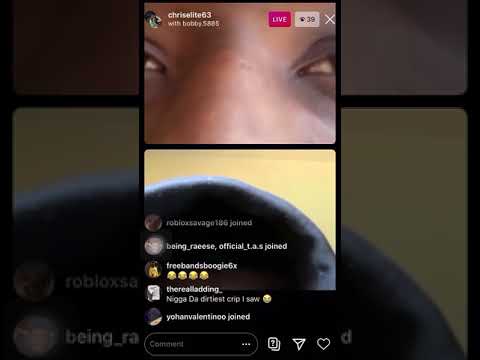 Chris Elite beefing with opps on live