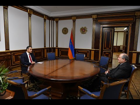 Նախագահ Արմեն Սարգսյանն ընդունել է Մարդու իրավունքների պաշտպան Արման Թաթոյանին
