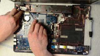 Samsung NP350V5C laptop disassembly, take apart, teardown tutorial