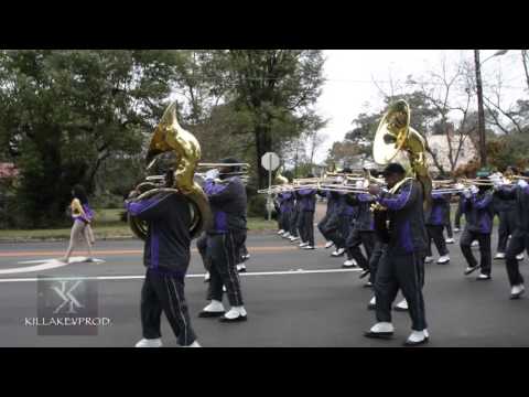 Miles College Marching Band - Obama Day Parade - 2015