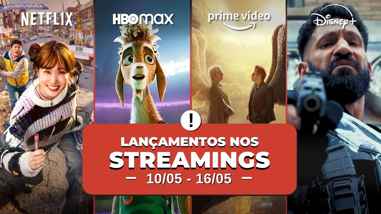 10 MELHORES LANÇAMENTOS NOS STREAMINGS (10/05 a 16/05): NETFLIX, PRIME VIDEO, HBO, DISNEY E MAIS