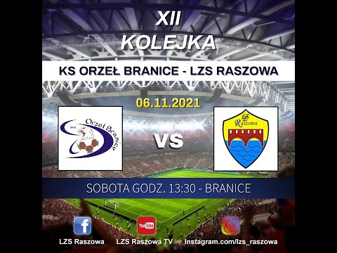 KS Orzeł Branice - LZS Raszowa - 3:1 (1:1) - skrót meczu - 06.11.2021 - A-KLASA