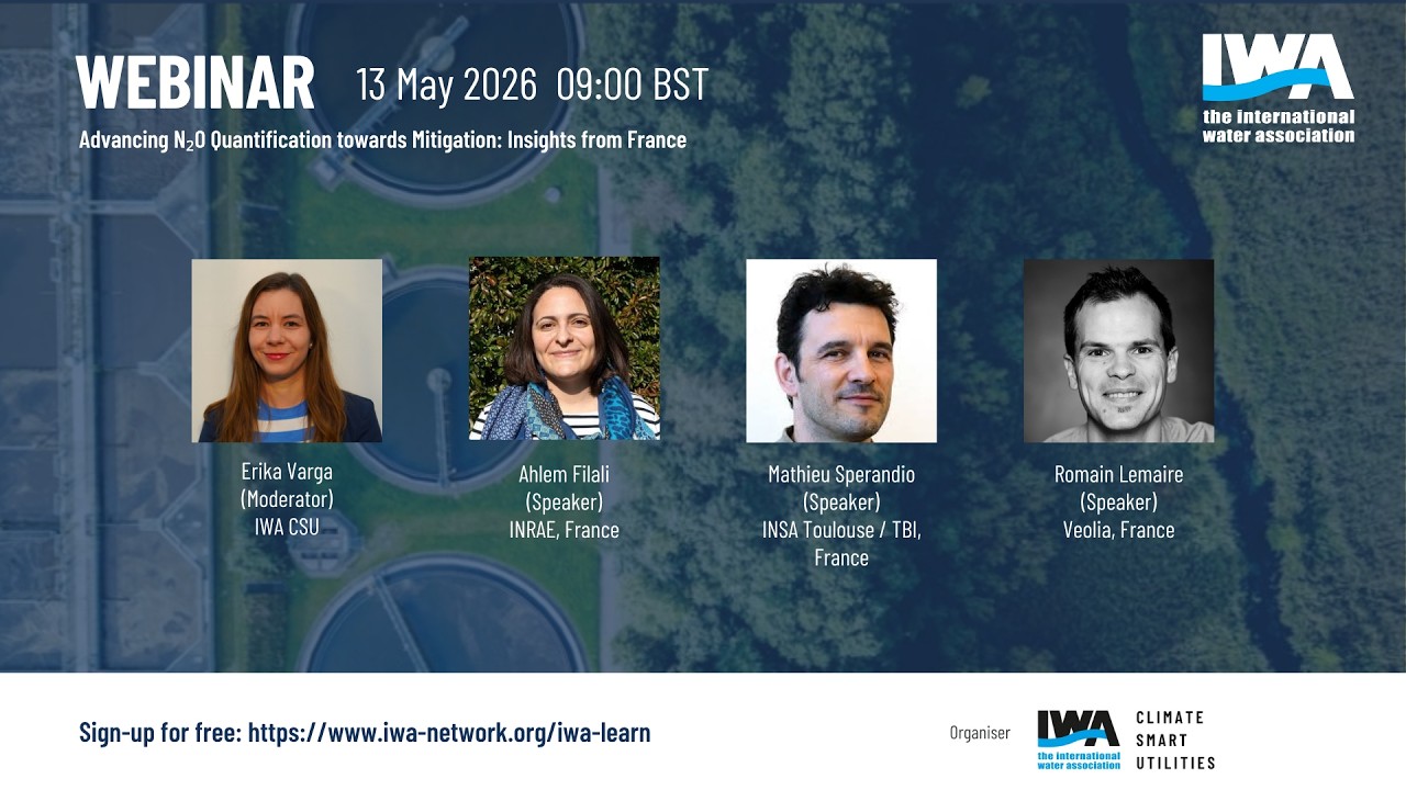 IWA Webinar - Advancing N₂O Quantification towards Mitigation: Insights from France