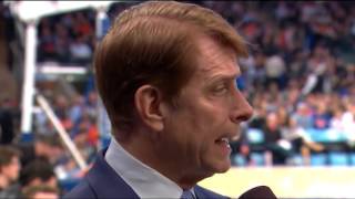 Bob Garrett talks with MSG's Rebecca Haarlow about the new partnership with the New York Knicks