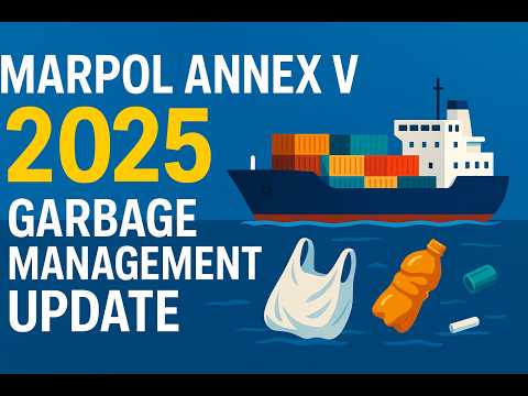 MARPOL Annex V 2025 - New Garbage Management Rules for Ships