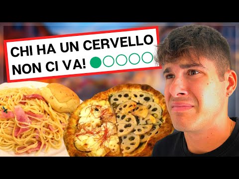 Provo i 3 PEGGIORI RISTORANTI di Roma (carbonara, pizza...)