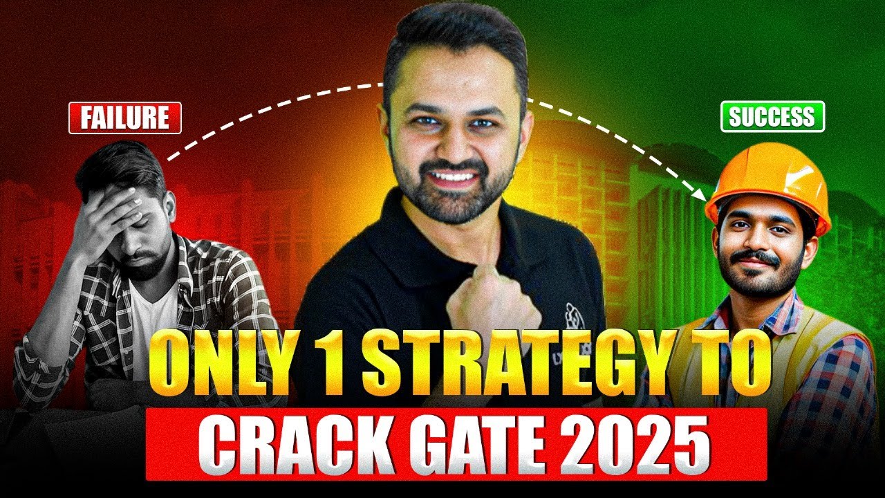 Only 1 strategy to Crack GATE 2025 | Saket Verma