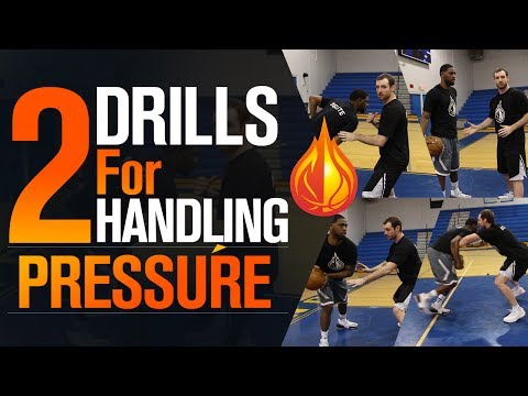 2 Drills For Handling HIGH PRESSURE Defense with NBA Skills Coach Drew Hanlen