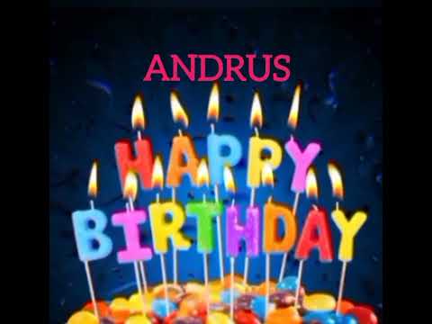 Andrus Name Happy Birthday to you Video Song Happy Birthday Song with names