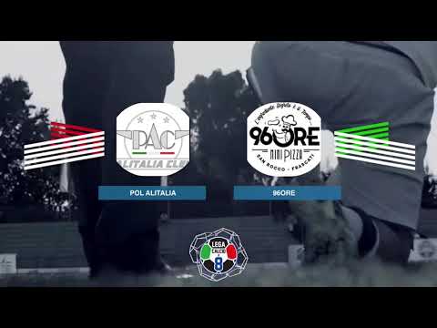 LEGACALCIO8 STAGIONE 21/22 SERIE A2: POL ALITALIA CLUB - 96 ORE SAN ROCCO
