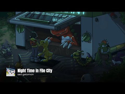 Digimon World - Night Time in File City ~ LoFi Remix ♪