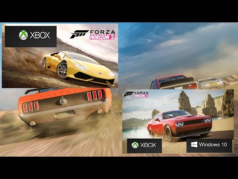 Forza Horizon 2 vs Forza Horizon 3 | Gameplay & Graphics Comparison | 1080p | Xbox One & Windows 10