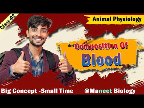Blood Cells || Composition Of Blood || Blood And Circulation || Animal Physiology || Maneet Biology