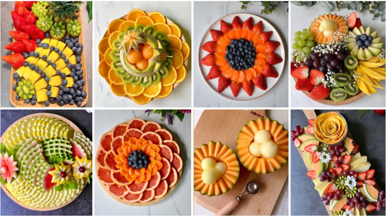 10 Creative Fruit Presentations: Easy Tutorials✨Fancy Fruit Platter Ideas 🍊