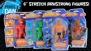 Stretch Armstrong 6&quot; Figures with Vac Man X-Ray and Stretch Monster Video Review