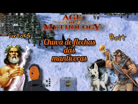 Chuva de flechas das manticoras || Boit (Rá) X Sirtok4 (Zeus) ||Age of Mythology BR 2021