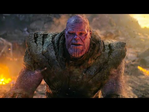 AVENGERS: ENDGAME (2019) Thanos Disintegration Scene - Thanos Turns To Dust | Movie Clip HD