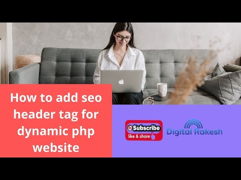 How to add seo header tag for dynamic php website