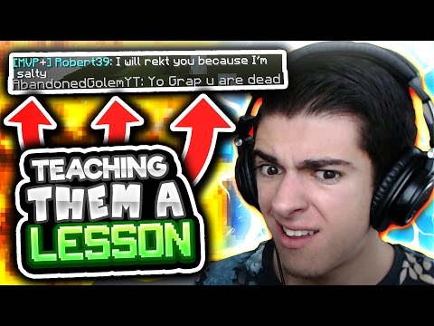 TEACHING TRASH TALKERS A LESSON...