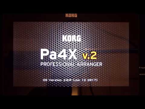KORG Pa4x-Tutorial instalare OS V2.0(International,Oriental,Musikant)