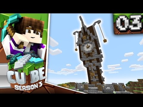 Minecraft Cube SMP S3: E3 - Clock Tower!
