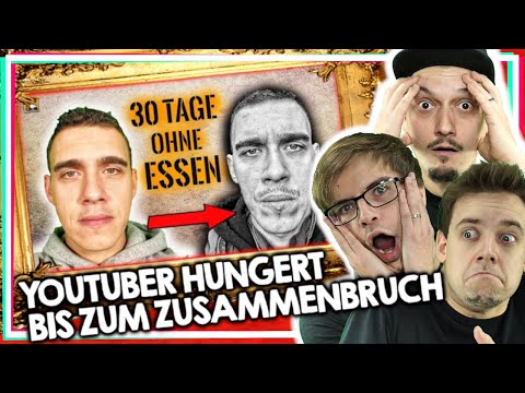 YouTuber hungert bis zum Zusammenbruch - 30 Tage ohne Essen - Experiment von SurvivalMattin [REACT]