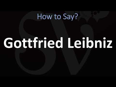 How to Pronounce Gottfried Wilhem Leibniz?