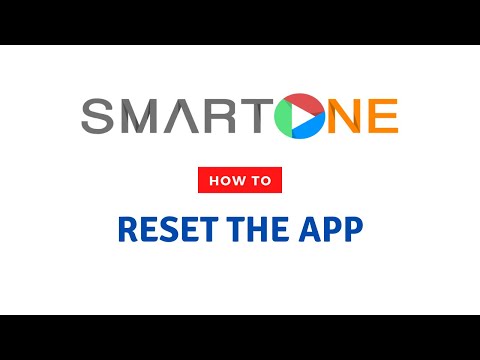 How to reset the App | SmartOne App