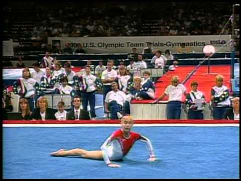 Jaycie Phelps -  Floor Exercise - 1996 Olympic Trials - Women - Day 2
