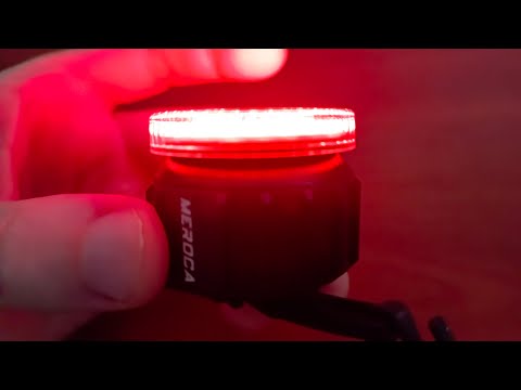 Meroca Super III (Super 3) Smart Bike Tail Light - обзор (no sound)