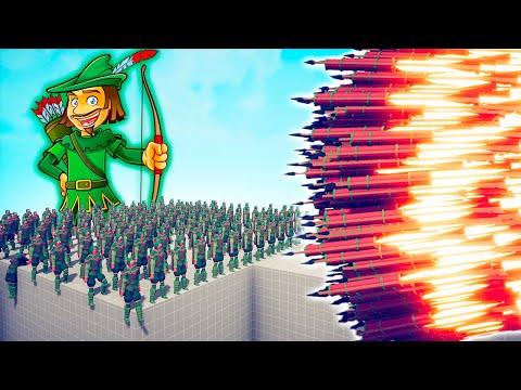 100x ROBIN HOOD + GIANT vs EVERY GOD - TABS | Totally Accurate Battle Simulator 2025
