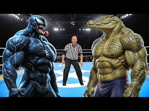 VENOM VS CROCODILE - EPIC BATTLE
