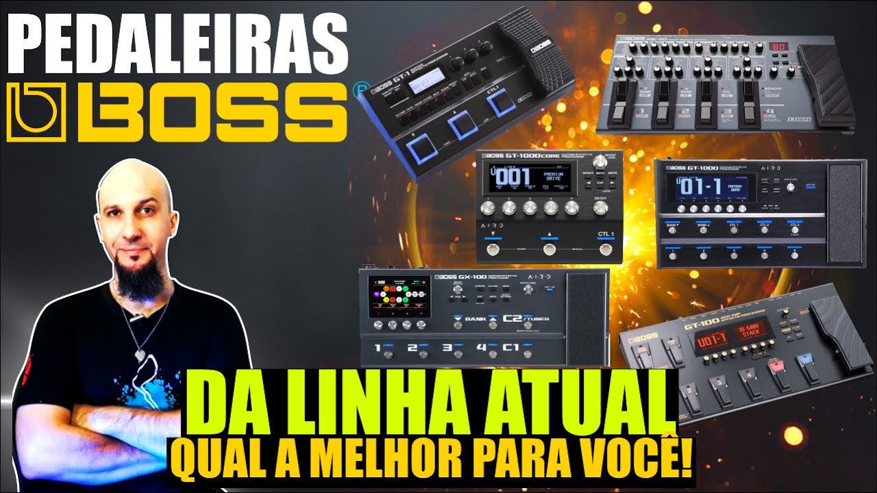 PEDALEIRAS ATUAIS da BOSS - O QUE VOCÊ PRECISA SABER para escolher o MELHOR MODELO!